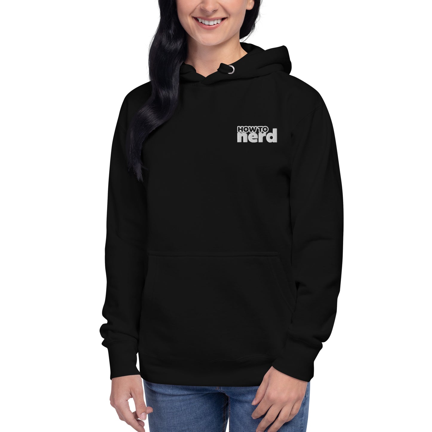 How To Nerd Unisex Embroidered Hoodie