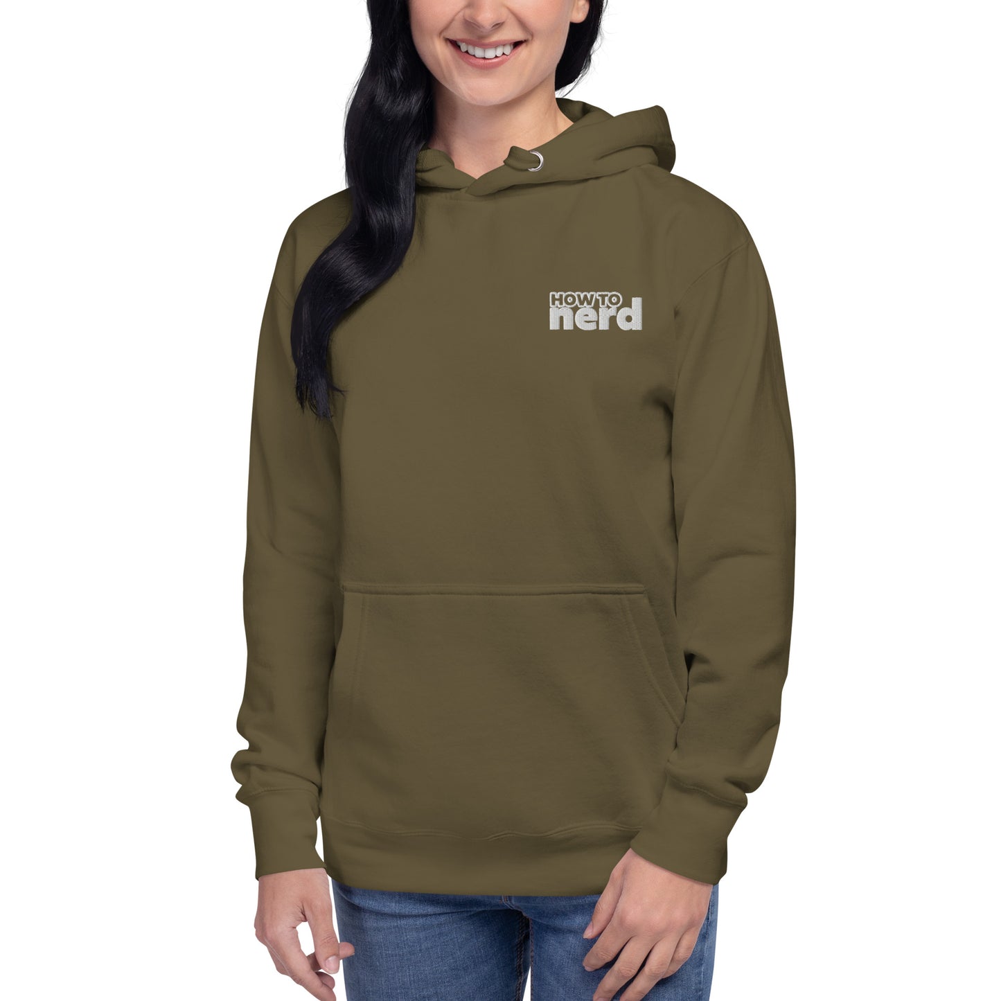 How To Nerd Unisex Embroidered Hoodie