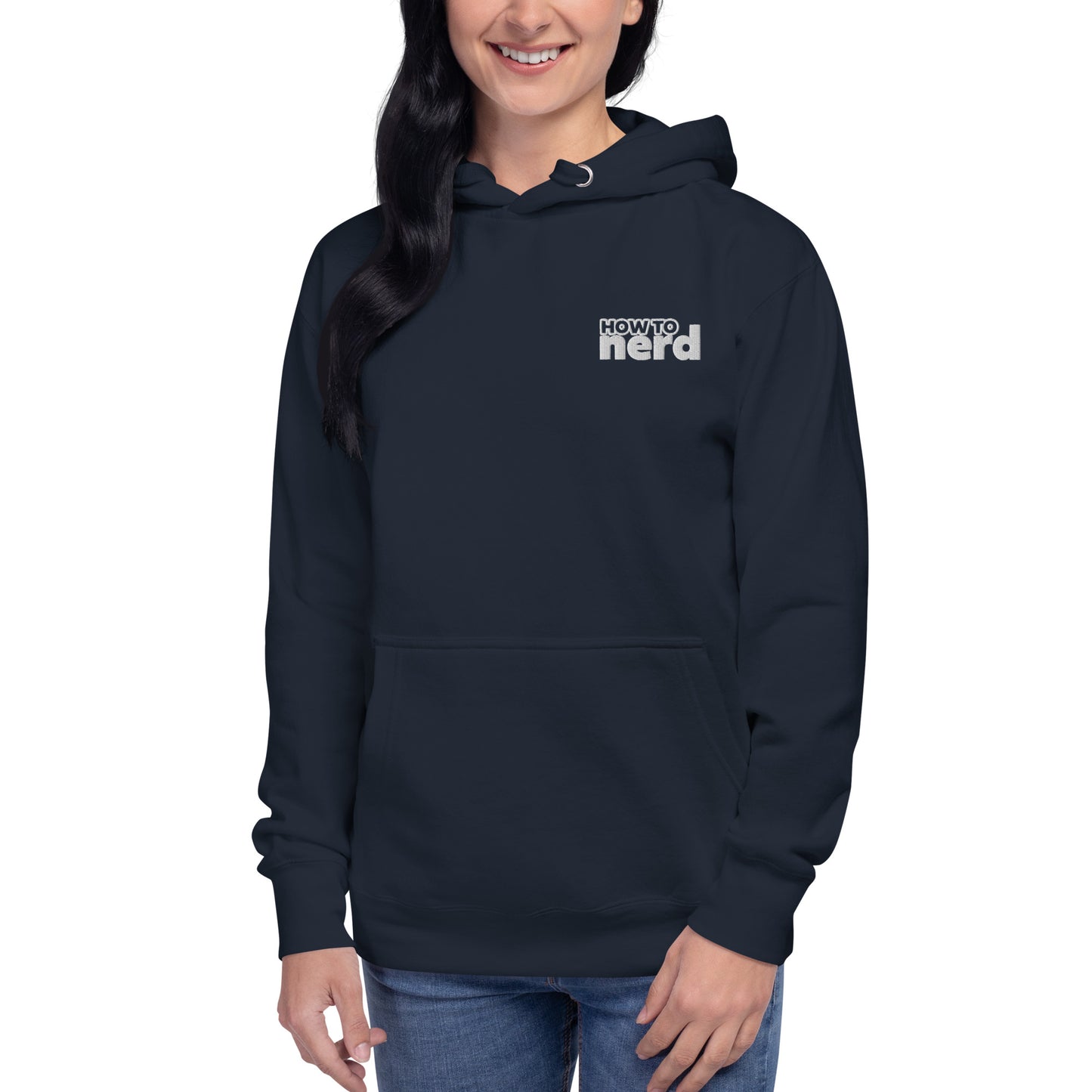 How To Nerd Unisex Embroidered Hoodie