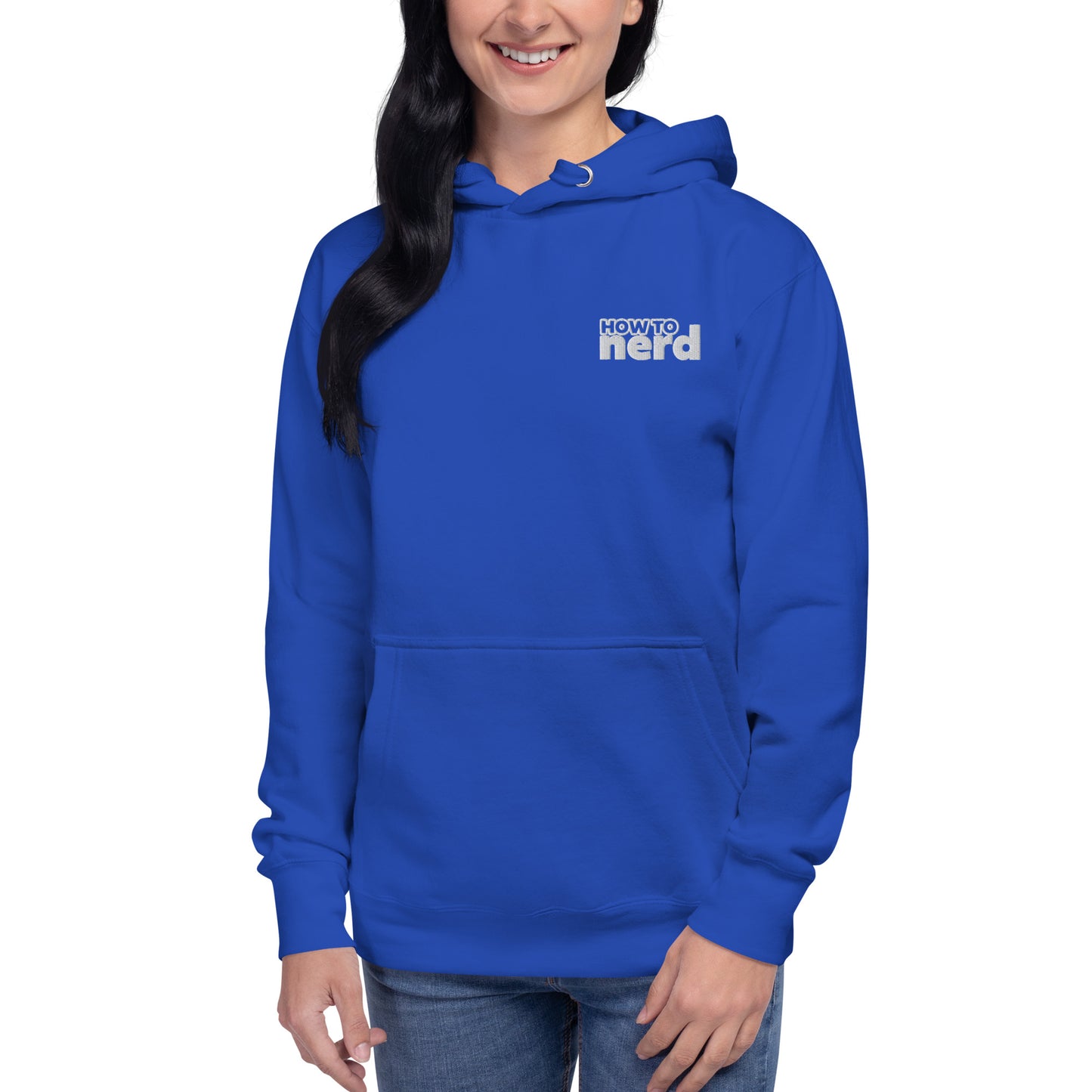 How To Nerd Unisex Embroidered Hoodie